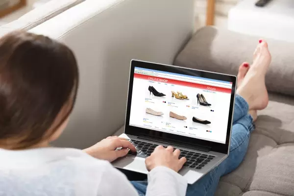 Woman Doing Online Shopping